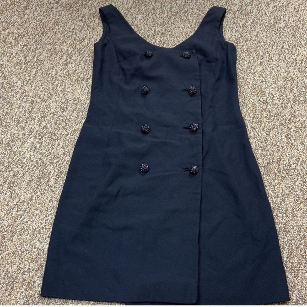 Elegant Black Sleeveless Dress Size Aproxímate S